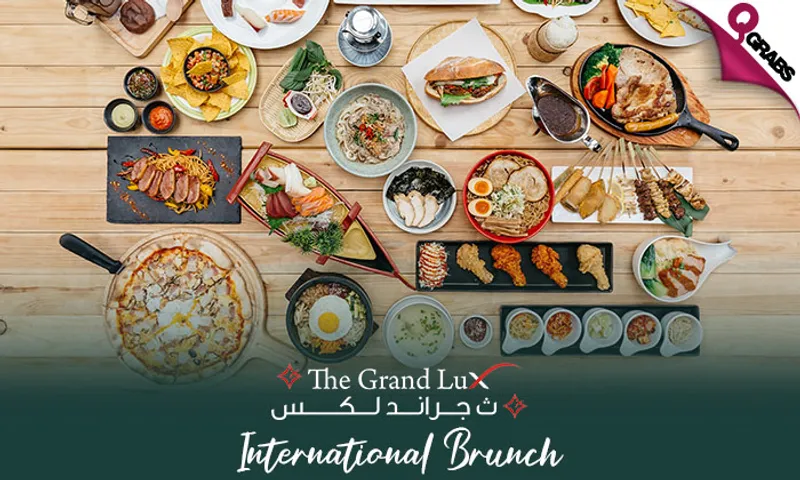 International Brunch, Seafood Night, & Indian Night at The Grand Lux Hotel!